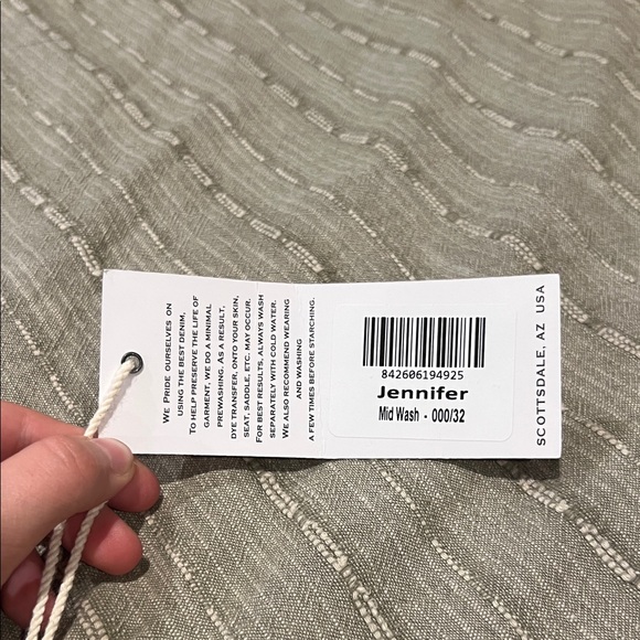 Jennifer Kimes Blue Flared Wide-Leg Jeans 000/32 - Picture 7 of 8